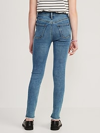 Image number 2 showing, Extra High-Waisted Rockstar 360° Stretch Ripped Jeggings for Girls