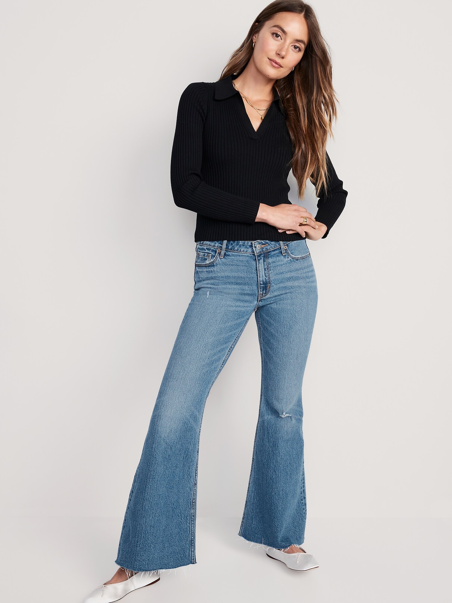 Petite Flare Jeans for Women - Up to 79% off