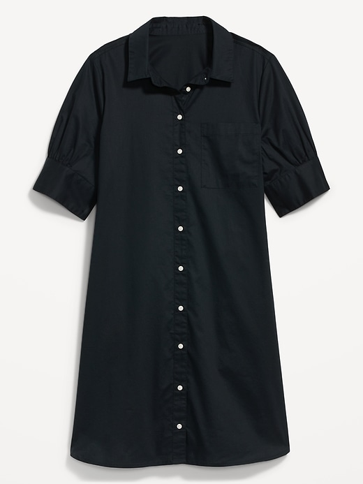Image number 4 showing, Short-Sleeve Shirt Dress for Women