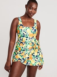 Wrap Front Swim Dress Old Navy