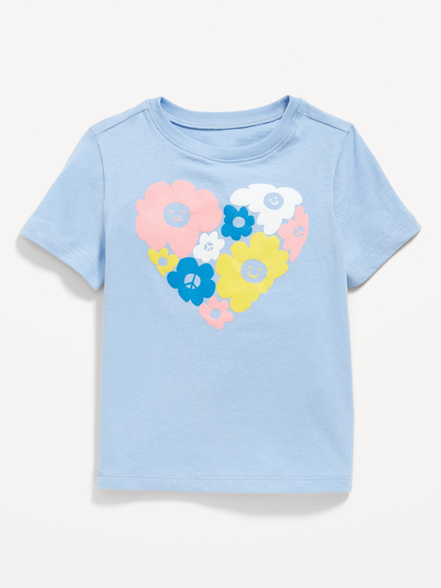 Old Navy Unisex Graphic T-Shirt for Toddler blue. 1