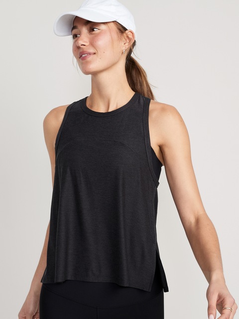 CloudMotion Slub-Knit Tank Top