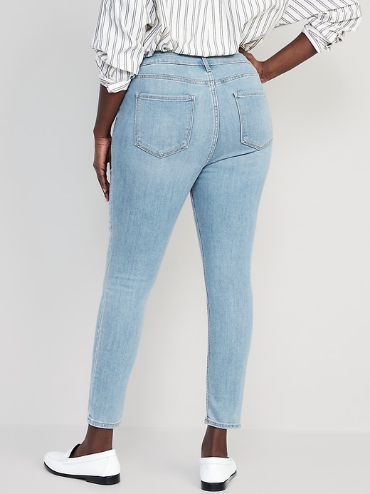 Image number 6 showing, High-Waisted Wow Super-Skinny Ankle Jeans for Women