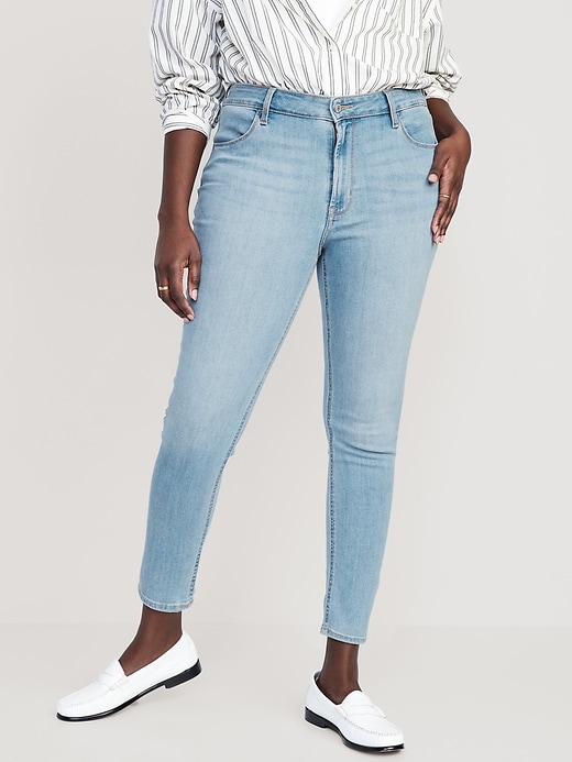 Image number 5 showing, High-Waisted Wow Super-Skinny Ankle Jeans for Women