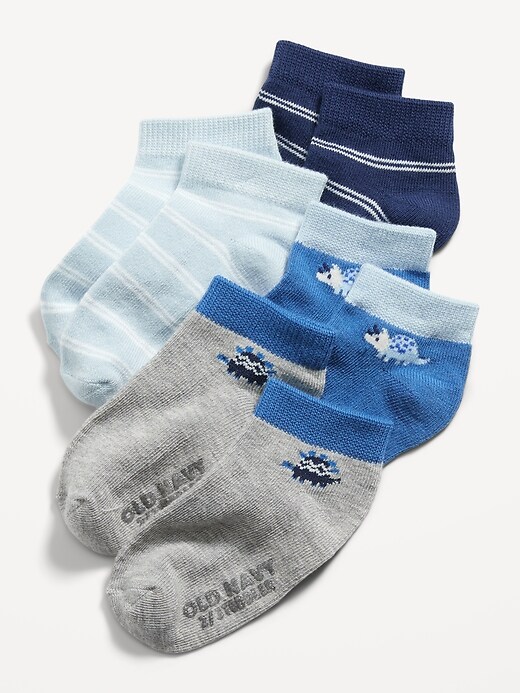 Unisex 4Pack Ankle Socks for Toddler & Baby Old Navy
