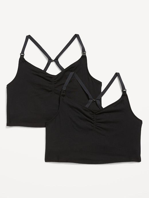 Voir une image plus grande du produit 1 de 1. Camisole d’allaitement à soutien-gorge intégré de Maternité (paquet de 2)