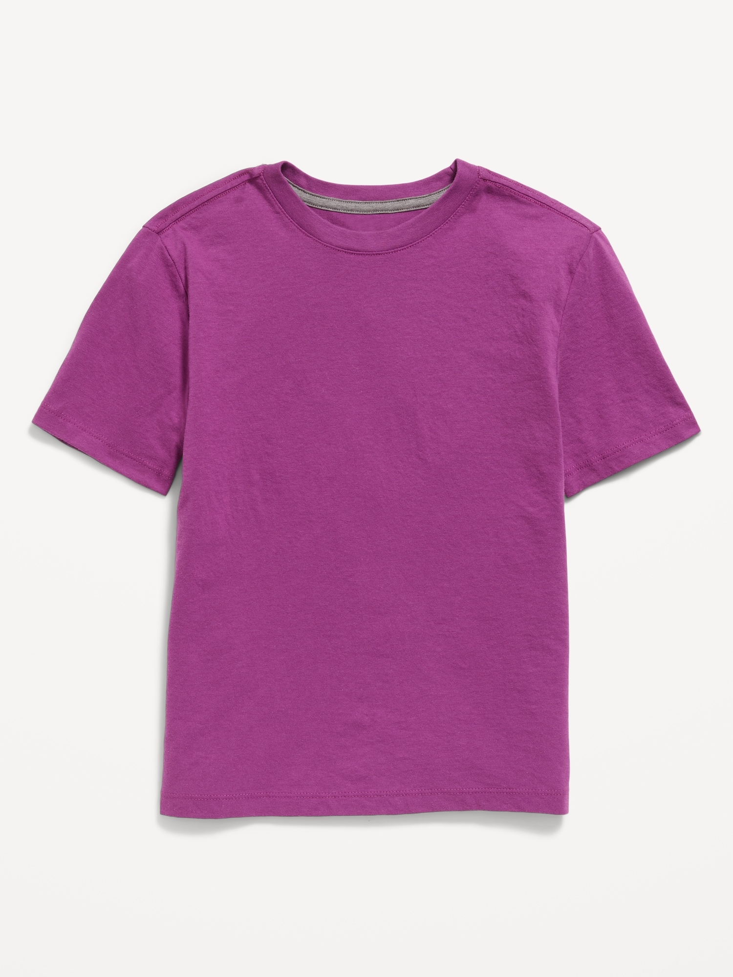 Old Navy Softest Short-Sleeve Solid T-Shirt for Boys purple. 1