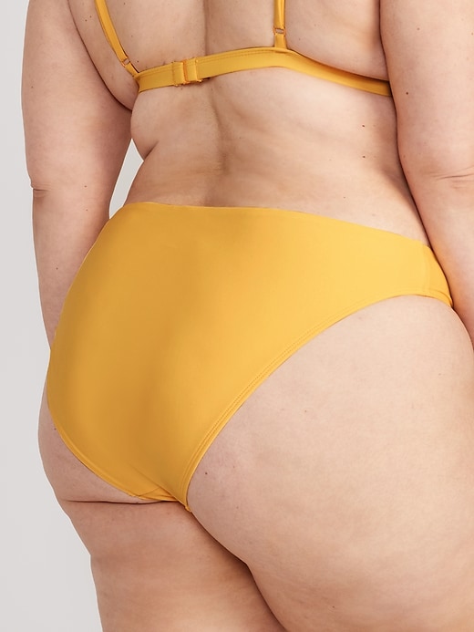 Image number 8 showing, Low-Rise V-Front French-Cut Bikini Swim Bottoms