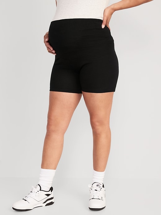 L'image numéro 3 présente Ensemble de maternité 3 pièces avec legging, capri et cuissard à panneau complet.