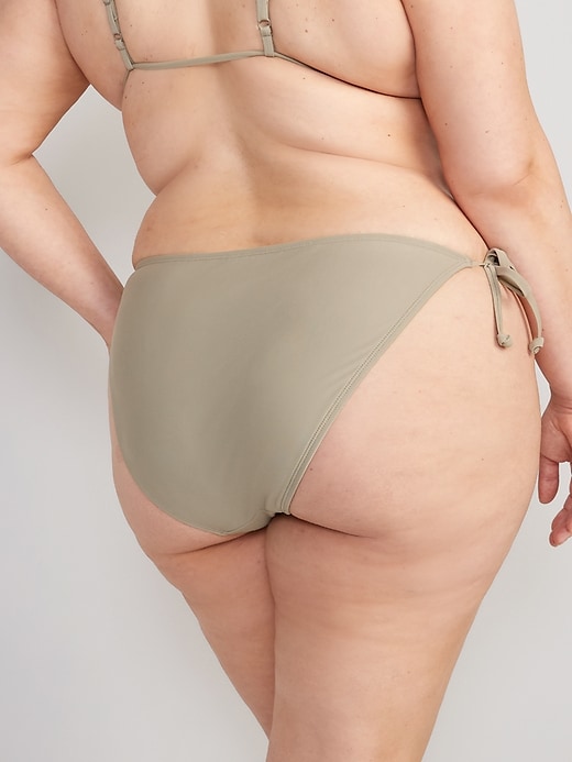 Image number 8 showing, Low-Rise String Bikini Swim Bottoms