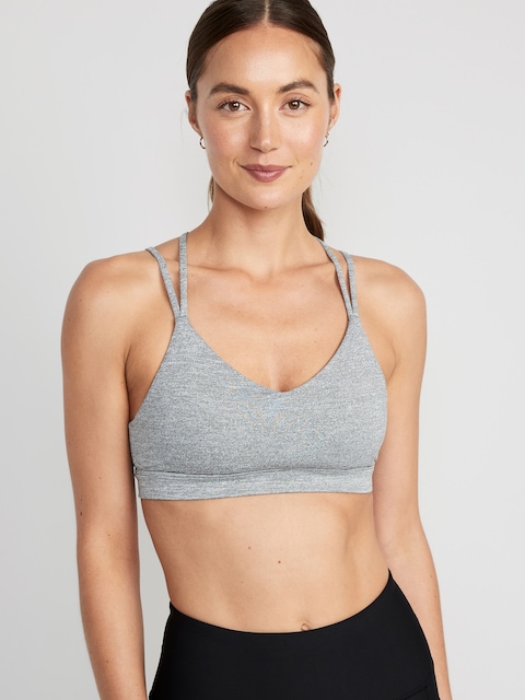 Light Support Strappy Sports Bra
