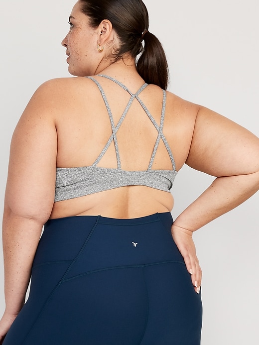 The Balance Bra - cute strappy sports bra with clasp back and