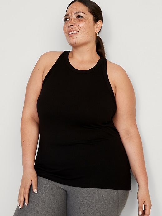 Image number 7 showing, UltraLite Rib-Knit Racerback Tank Top