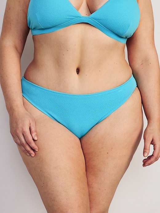 Image number 7 showing, Low-Rise Classic Pucker Bikini Swim Bottoms