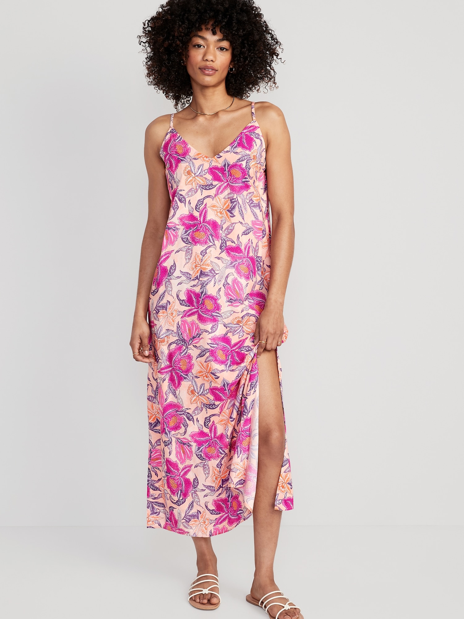 Floral Maxi Slip Dress