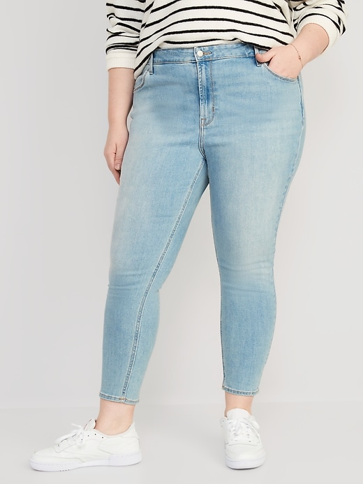 Image number 7 showing, High-Waisted Wow Super-Skinny Ankle Jeans for Women