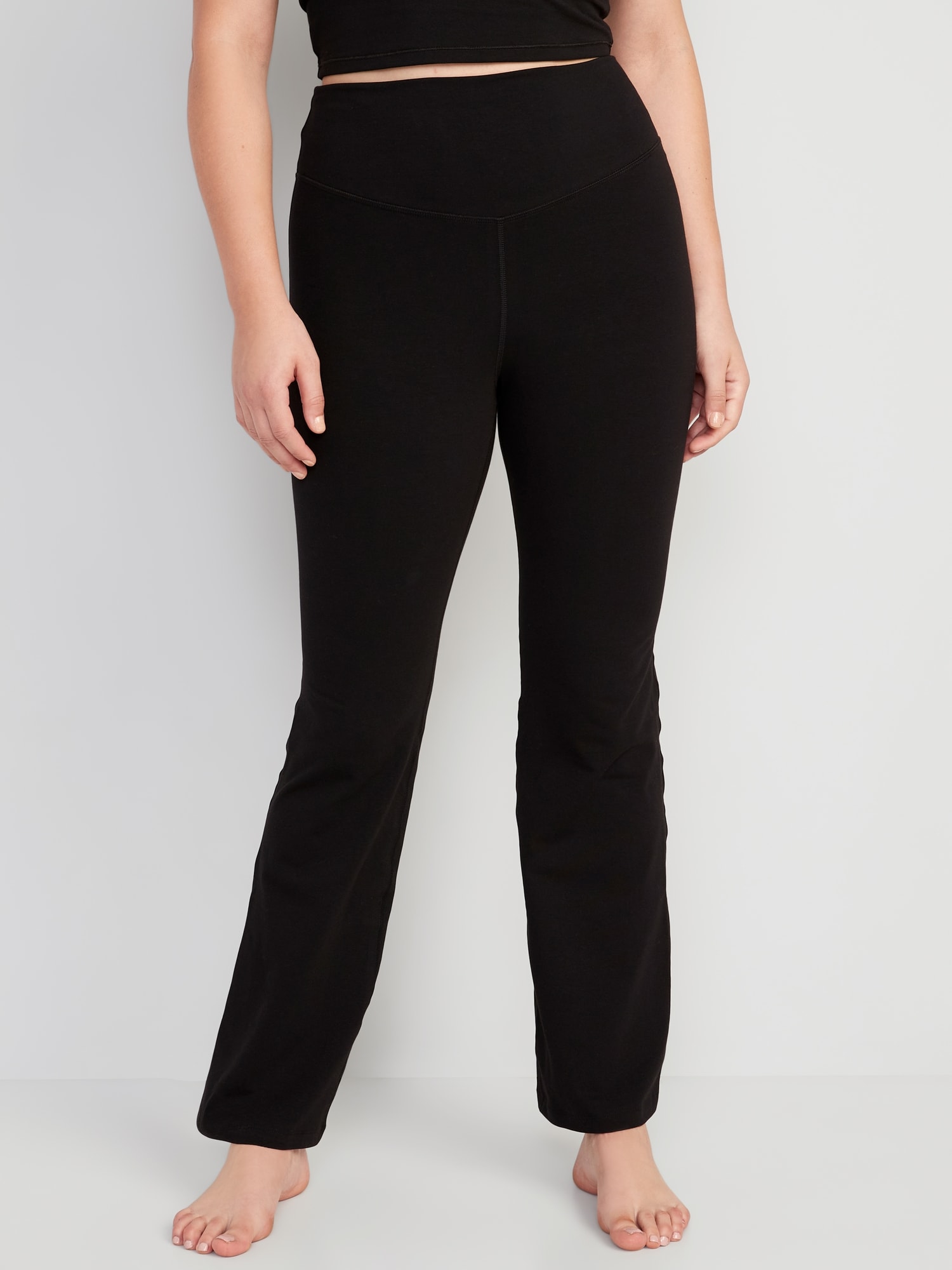 Old Navy Extra High-Waisted PowerChill Cropped Wide-Leg Yoga Pants for  Women