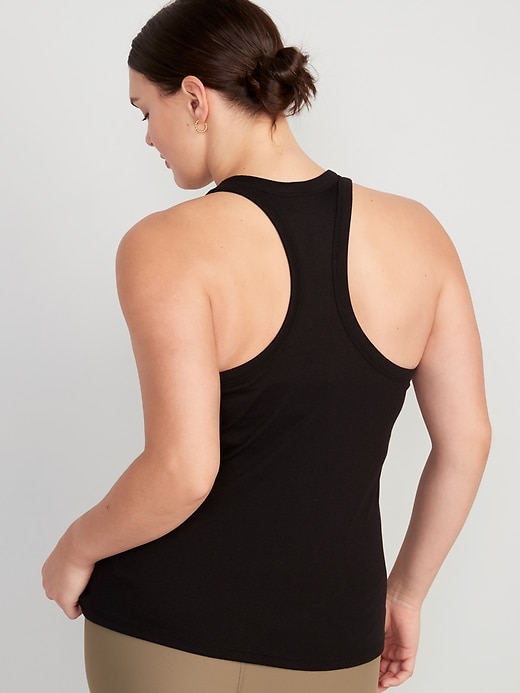 Image number 6 showing, UltraLite Rib-Knit Racerback Tank Top