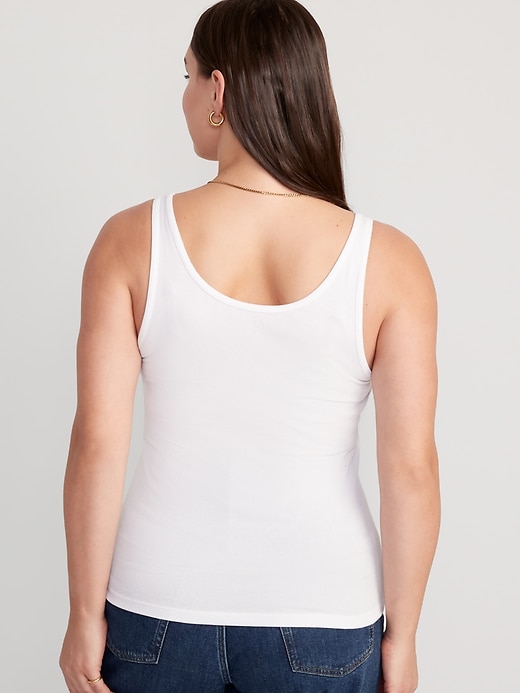 Image number 6 showing, First-Layer Rib-Knit Tank Top