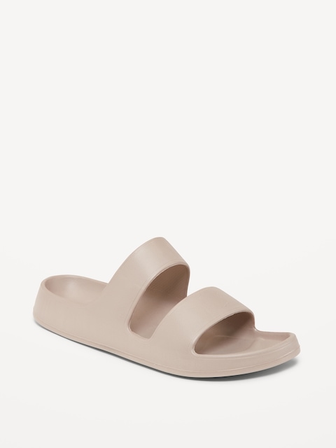 Double-Strap Slide Sandals (Partially Plant-Based)