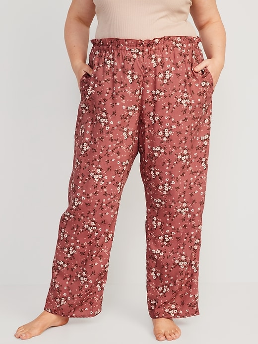 Nordic Floral Women's Pajama Pants AOP, Free Shipping, Lounge, S