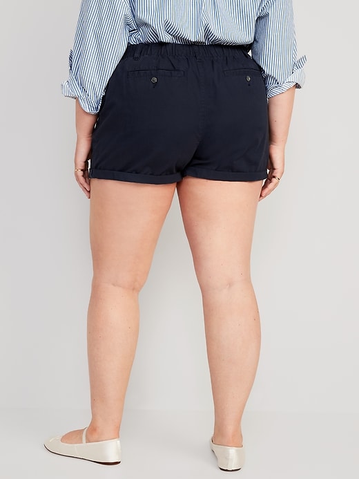 L'image numéro 8 présente Short passe-partout à taille haute pour Femme (entrejambe de 9 cm)