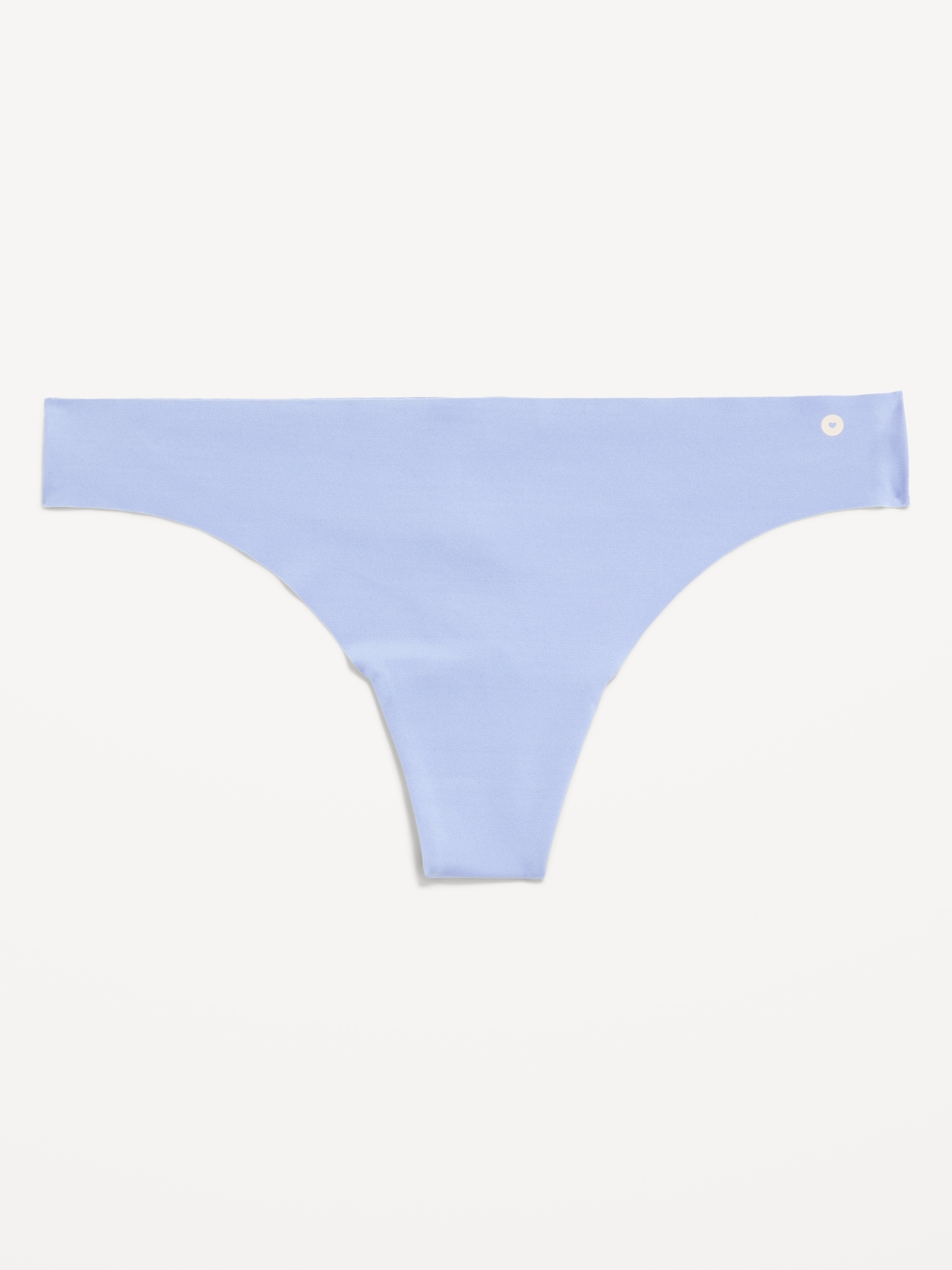 Old Navy Low-Rise Soft-Knit No-Show Thong Underwear for Women blue. 1