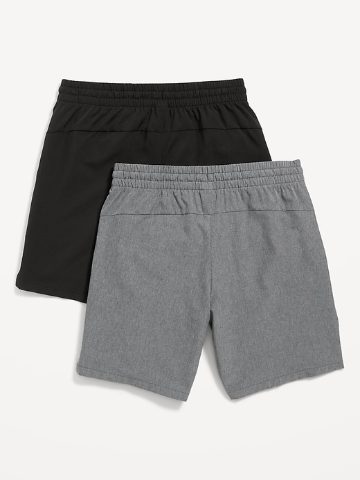 View large product image 2 of 2. StretchTech Performance Jogger Shorts 2-Pack for Boys (Above Knee)