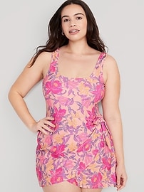 old navy wrap front swimsuit