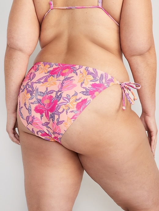 Image number 8 showing, Low-Rise String Bikini Swim Bottoms