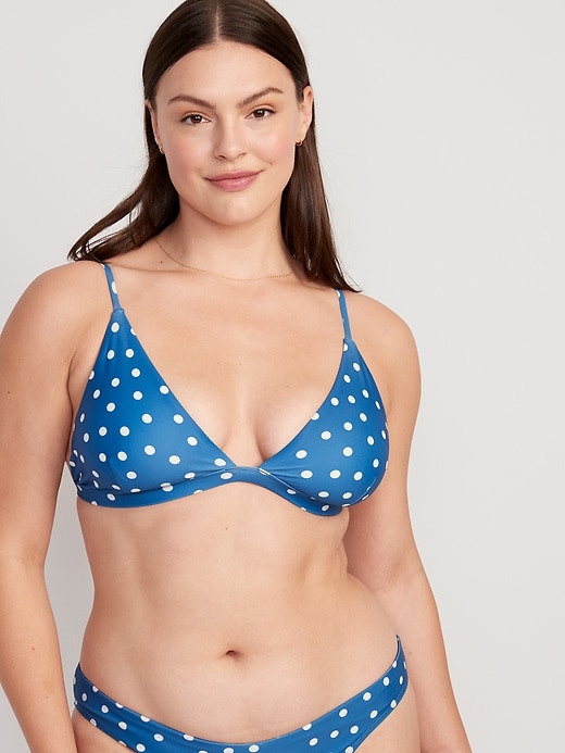 Image number 5 showing, Triangle Bikini Swim Top