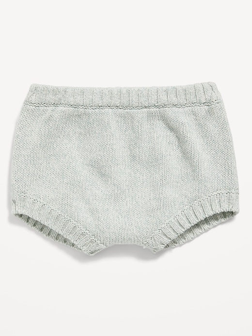 View large product image 1 of 1. Ruffled Sweater-Knit Bloomer Shorts for Baby