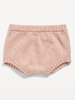 Ruffled Sweater-Knit Bloomer Shorts for Baby