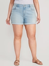 Mid-Rise Wow Jean Shorts -- 3-inch inseam