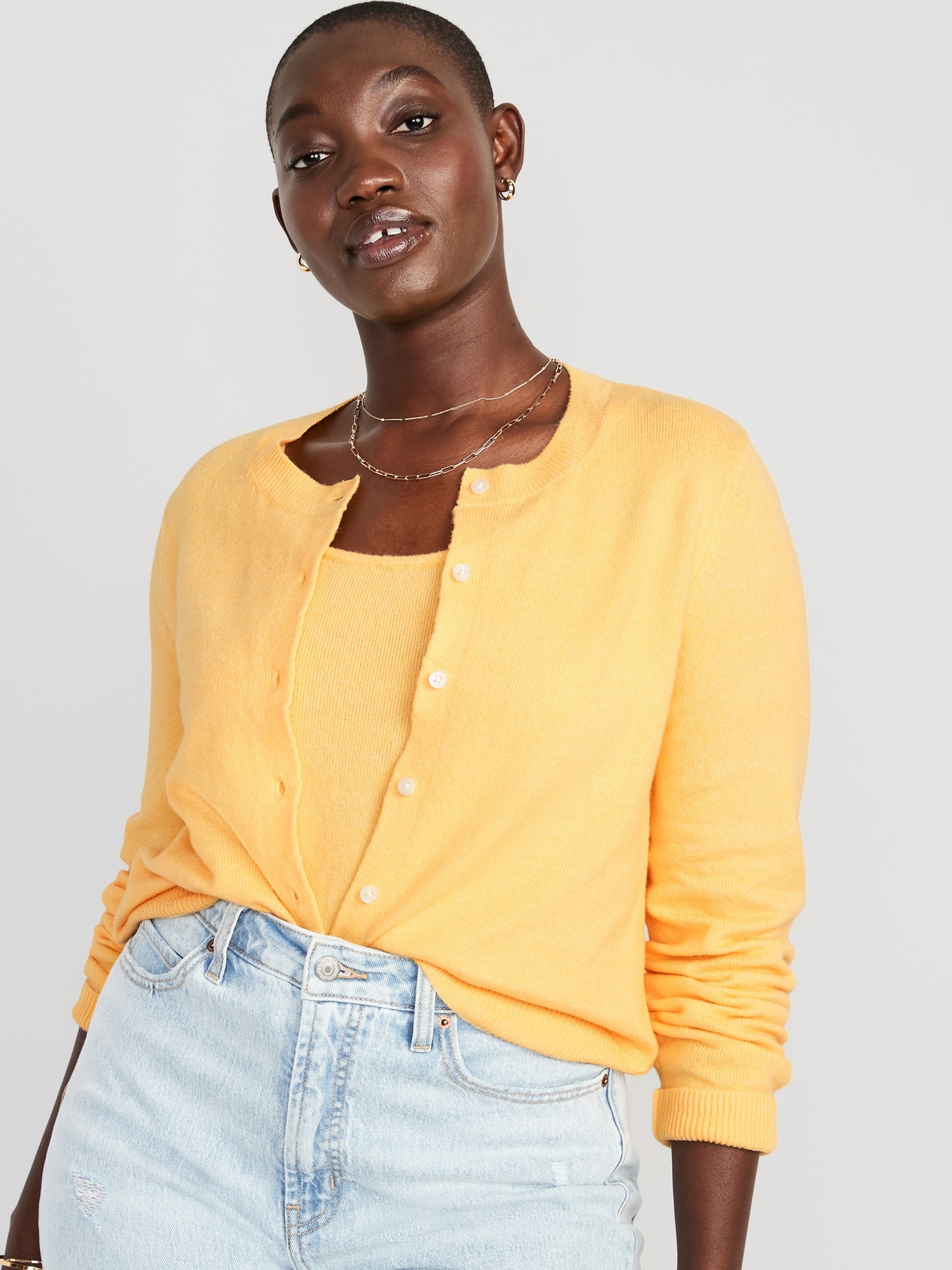 Old navy mustard on sale cardigan