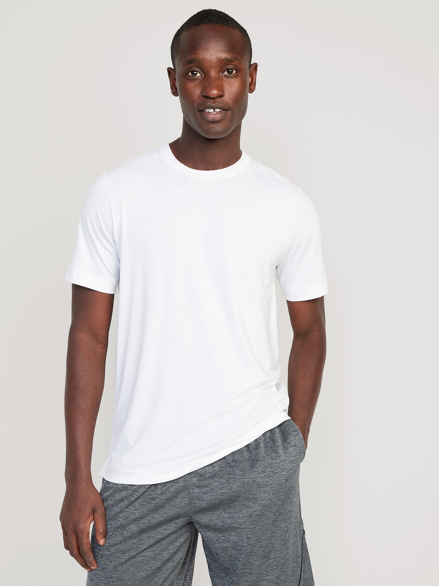 Old Navy Beyond 4 Way Stretch T Shirt for Men white 807831163