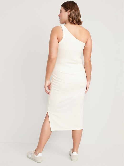 UltraLite One-Shoulder Rib-Knit Dress | Old Navy