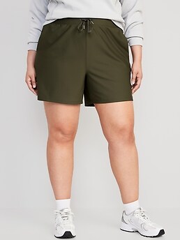 High-Waisted PowerSoft Shorts for Women -- 5-inch inseam