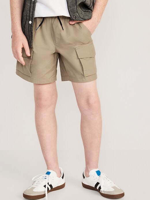 Above Knee Straight Cargo Jogger Shorts for Boys Old Navy