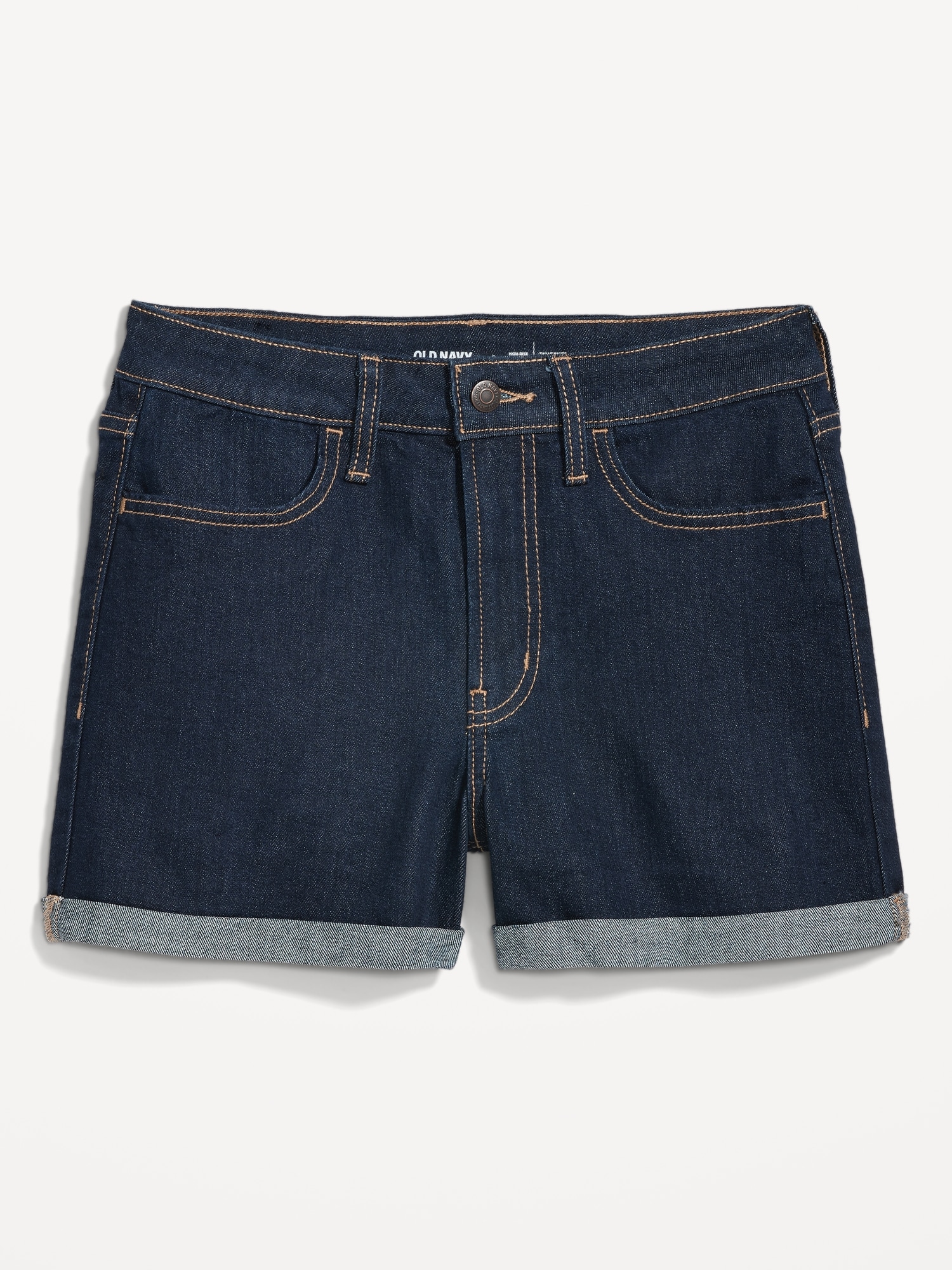 Dark blue hot sale jean shorts