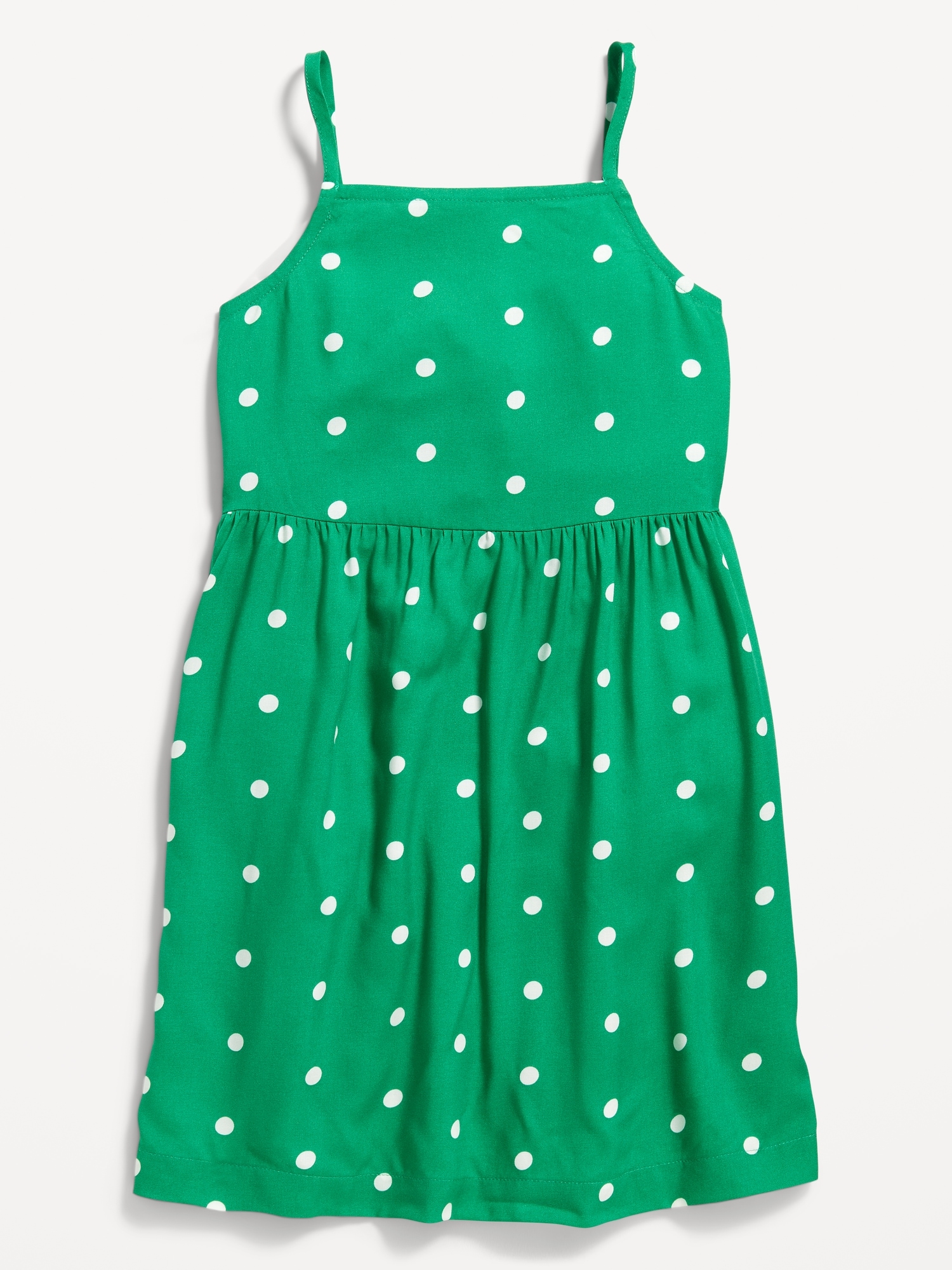 Old Navy Printed Fit & Flare Cami Dress for Girls green. 1