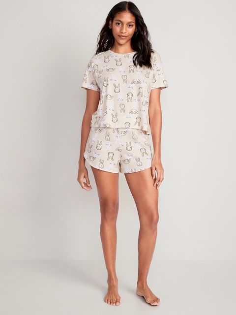 PYJAMA AVEC T-SHIRT ET SHORT SUNDAY SLEEP POUR FEMME
