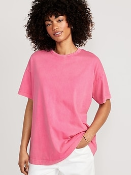 Oversized Vintage Tunic T-Shirt for Women