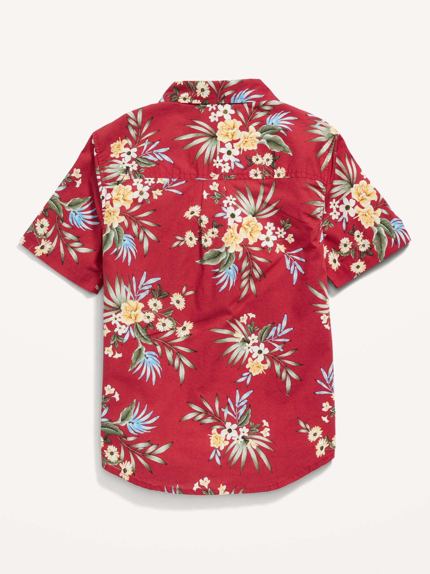 Short-Sleeve Printed Poplin Shirt for Boys | Old Navy