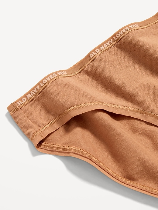 Image number 4 showing, Mid-Rise Everyday Cotton Logo Graphic Bikini Underwear