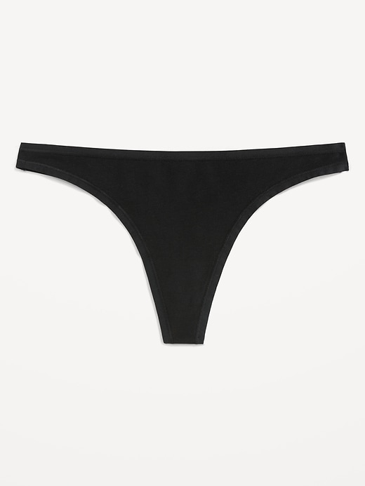 Image number 4 showing, Low-Rise Everyday Cotton Thong
