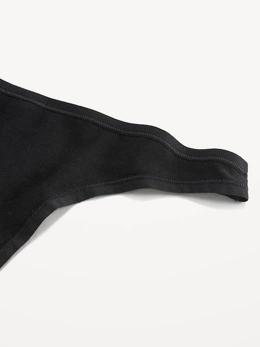 Image number 3 showing, Low-Rise Everyday Cotton Thong