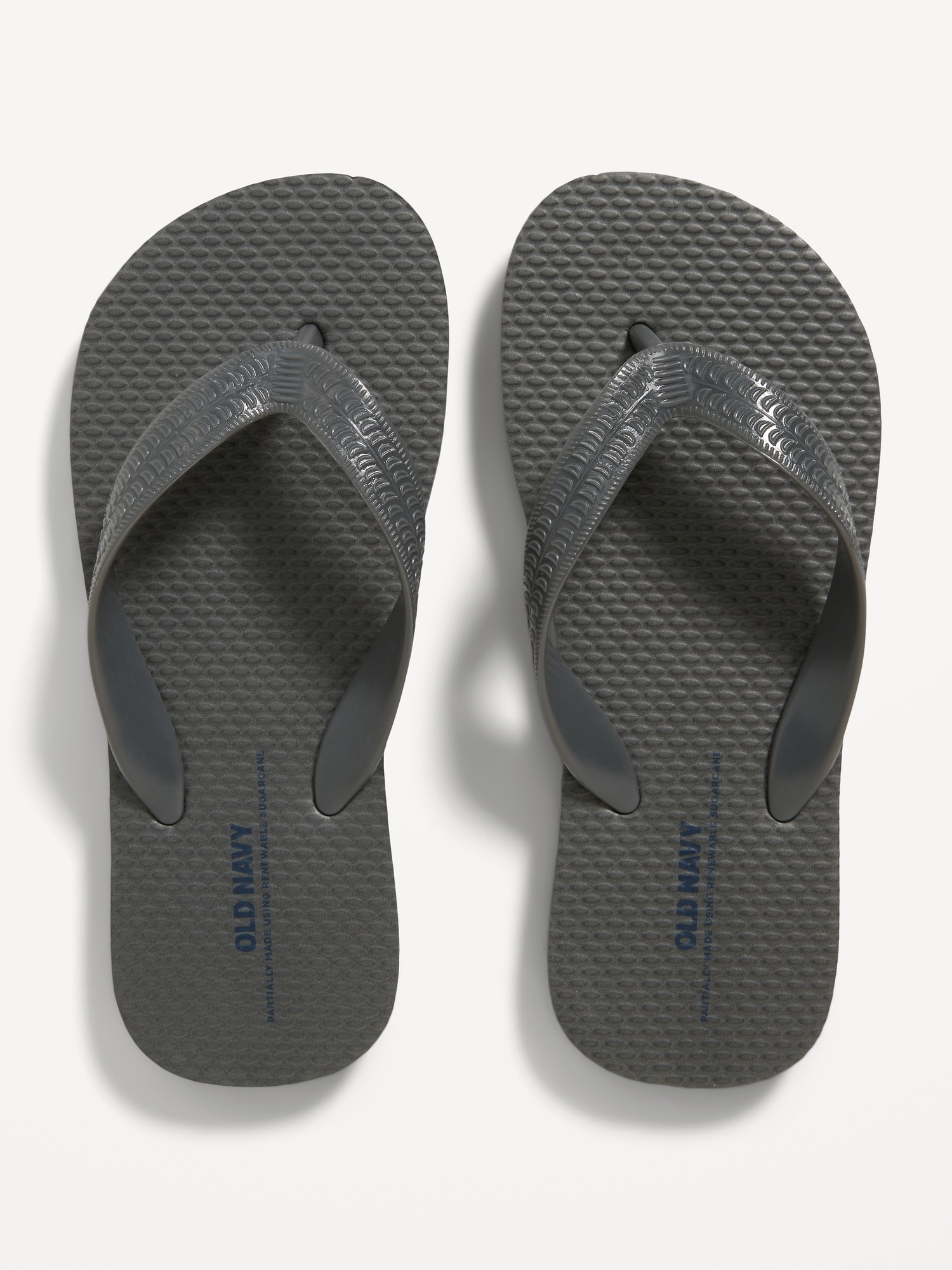 Old Navy Flip-Flop Sandals for Boys (Partially Plant-Based) gray. 1