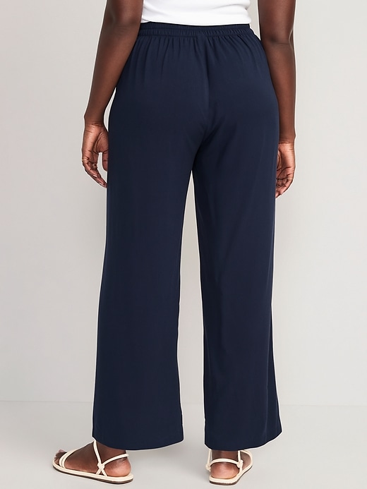 Old Navy NWT Extra High-Waisted PowerChill Wide-Leg Pants for Women in  Navy. Size Small Blue - $35 (30% Off Retail) New With Tags - From Melodie