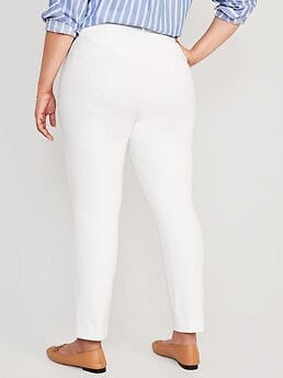 High Waisted Stretch Cotton Thin Leggings For Women Candy Colors, Skinny  Pencil Pants, Plus Size 5XL 6XL, White From Dou003, $13.94